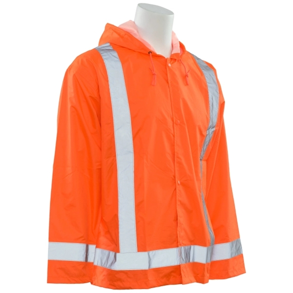 Rain Jacket with Attached Hood (Class 3)