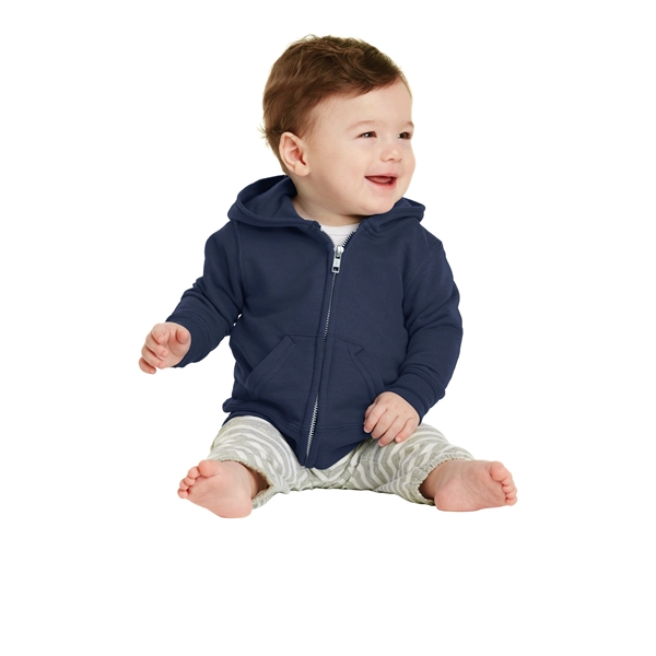 Port & Company Infant Core Fleece Full-Zip Hooded Sweatsh...