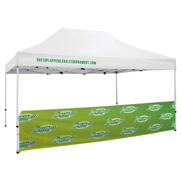 15' Tent Half Wall (Dye Sublimated, Single-Sided)
