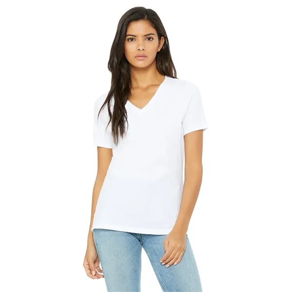 Bella + Canvas Ladies' Relaxed Jersey V-Neck T-Shirt