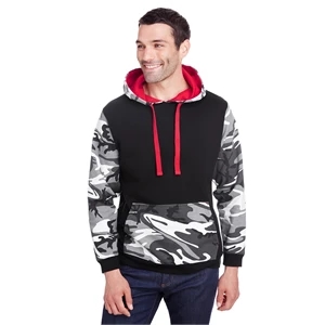 Code Five Men's Fashion Camo Hooded Sweatshirt