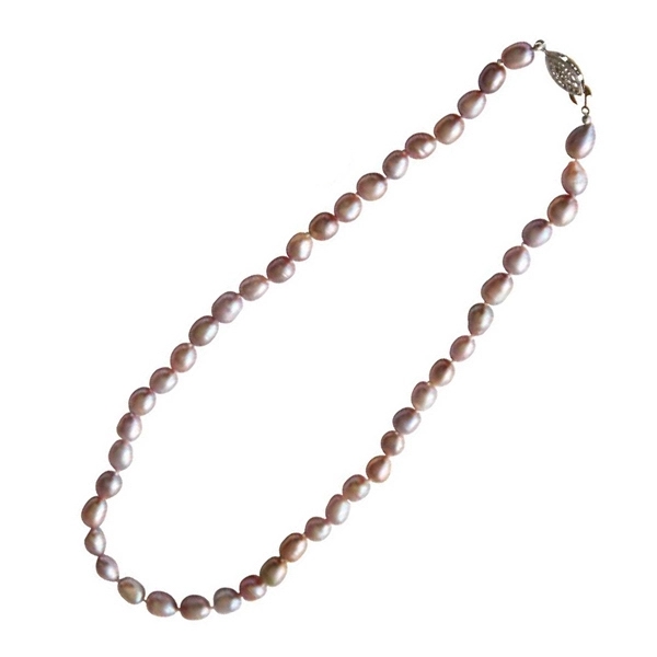 Pink Champagne Freshwater Pearl Necklace